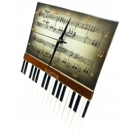 Часы "Фортепиано" Изделия из стекла